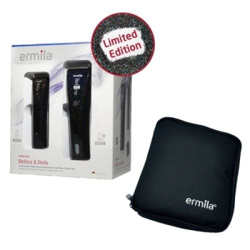 Zestaw maszynek fryzjerskich Ermila Bellina+Bella grafitowe